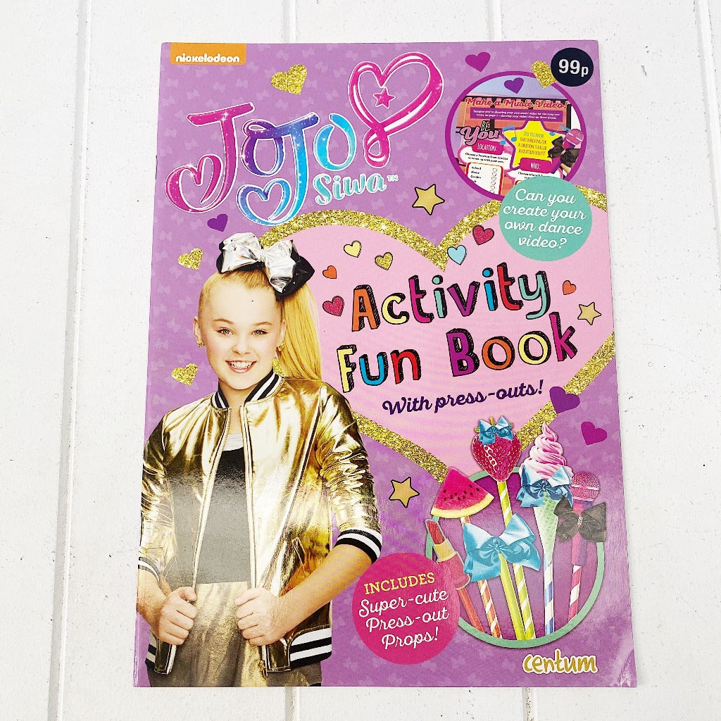 Get ready to strike a pose Siwanatorz! Press-out the fun photo-booth props and get ready to create your own dance videos with the fun activities inside. It's time to become your own star, just like Jojo!| Bliss Gifts & Homewares | Unit 8, 259 Princes Hwy Ulladulla | South Coast NSW | Online Retail Gift & Homeware Shopping | 0427795959, 44541523
