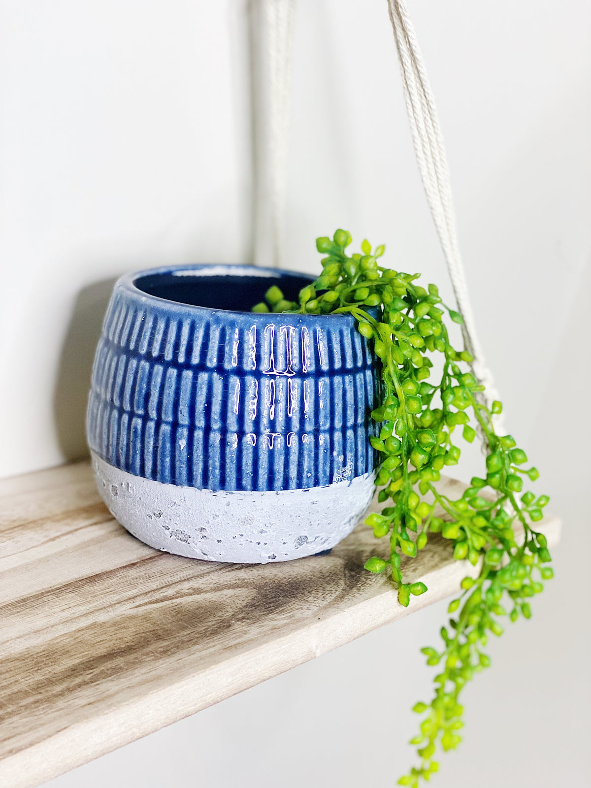 Add some colour to your home or garden with our beautiful Riviera Ceramic Pot. With it&#39;s beautiful colour and texture, it is sure to look amazing in any space featuring a cement look around the base to help showcase your plant or flowers.| Bliss Gifts &amp; Homewares | Unit 8, 259 Princes Hwy Ulladulla | South Coast NSW | Online Retail Gift &amp; Homeware Shopping | 0427795959, 44541523