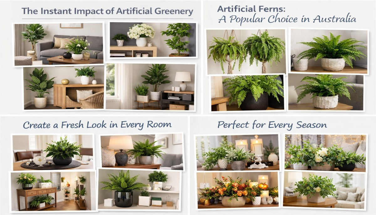 How Artificial Plants & Flowers Instantly Transform Your Living Space