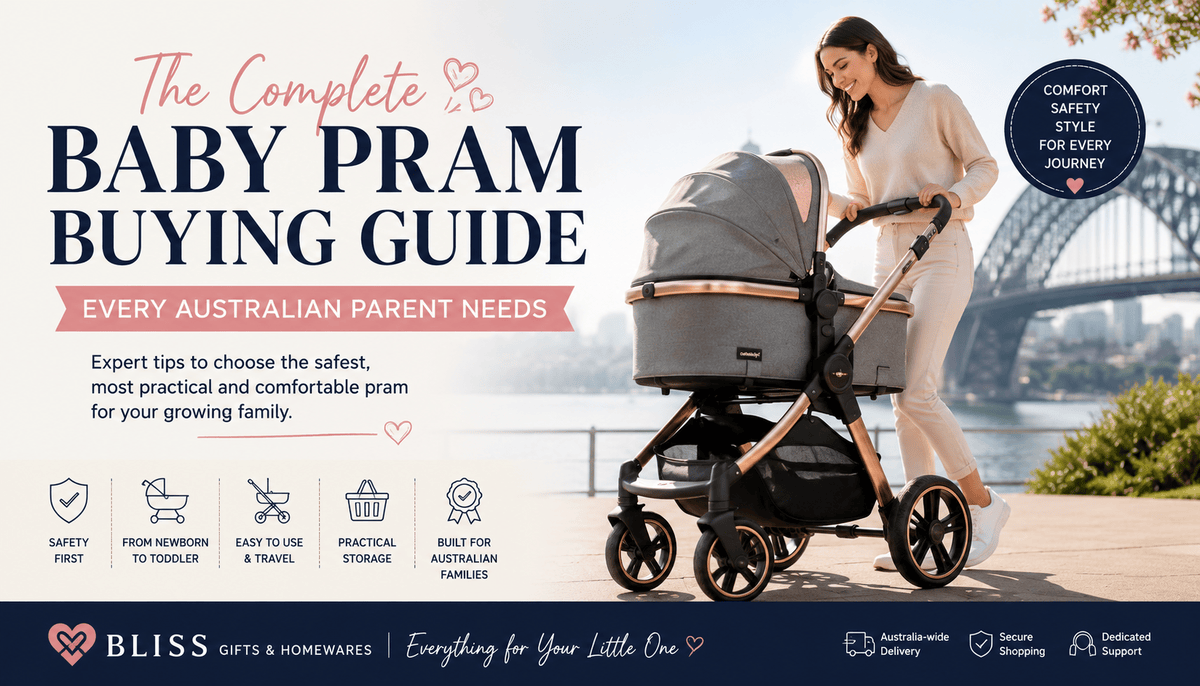The Complete Baby Pram Buying Guide Every Australian Parent Needs - BLISS Gifts & Homewares