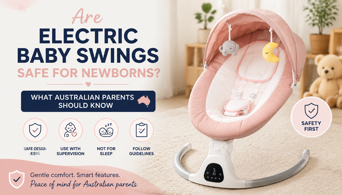 Are Electric Baby Swings Safe for Newborns? What Australian Parents Should Know - BLISS Gifts & Homewares