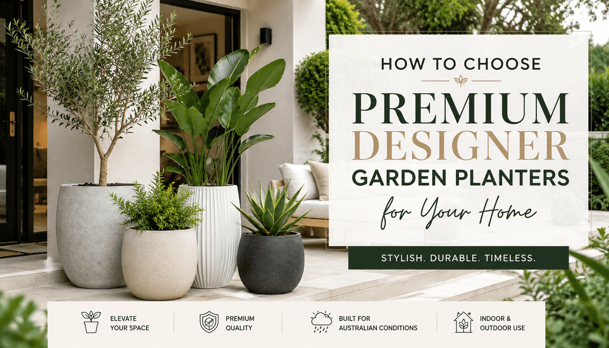 How to Choose Premium Designer Garden Planters for Your Home - BLISS Gifts & Homewares