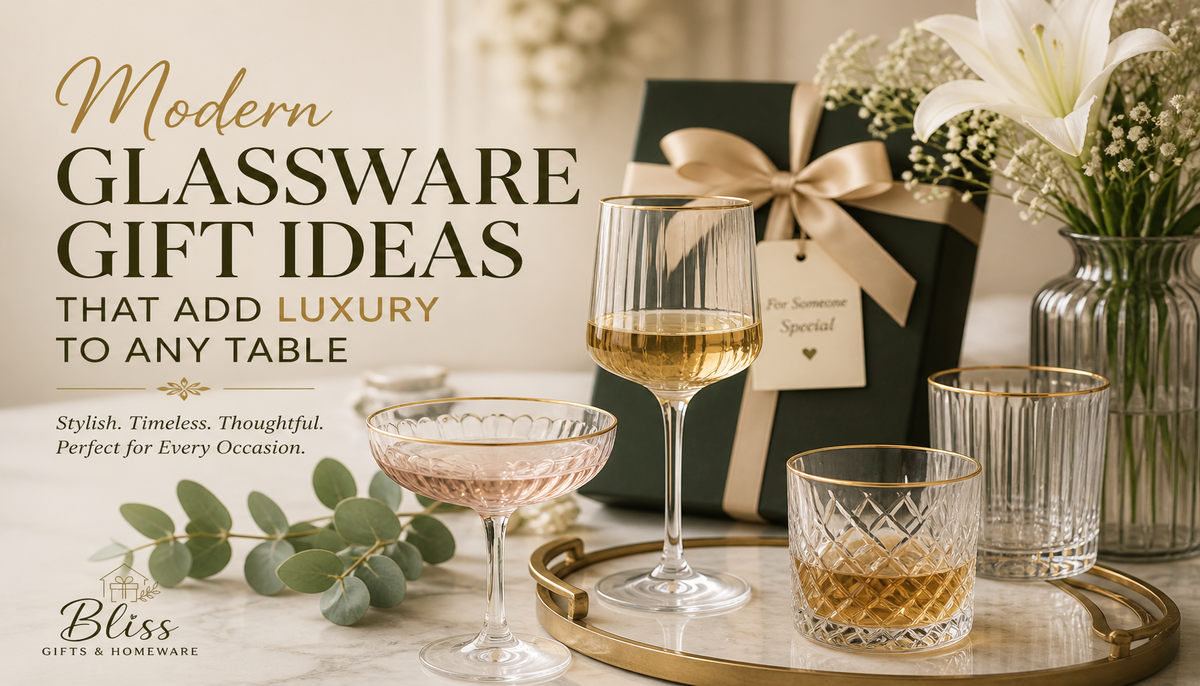 Modern Glassware Gift Ideas That Add Luxury to Any Table