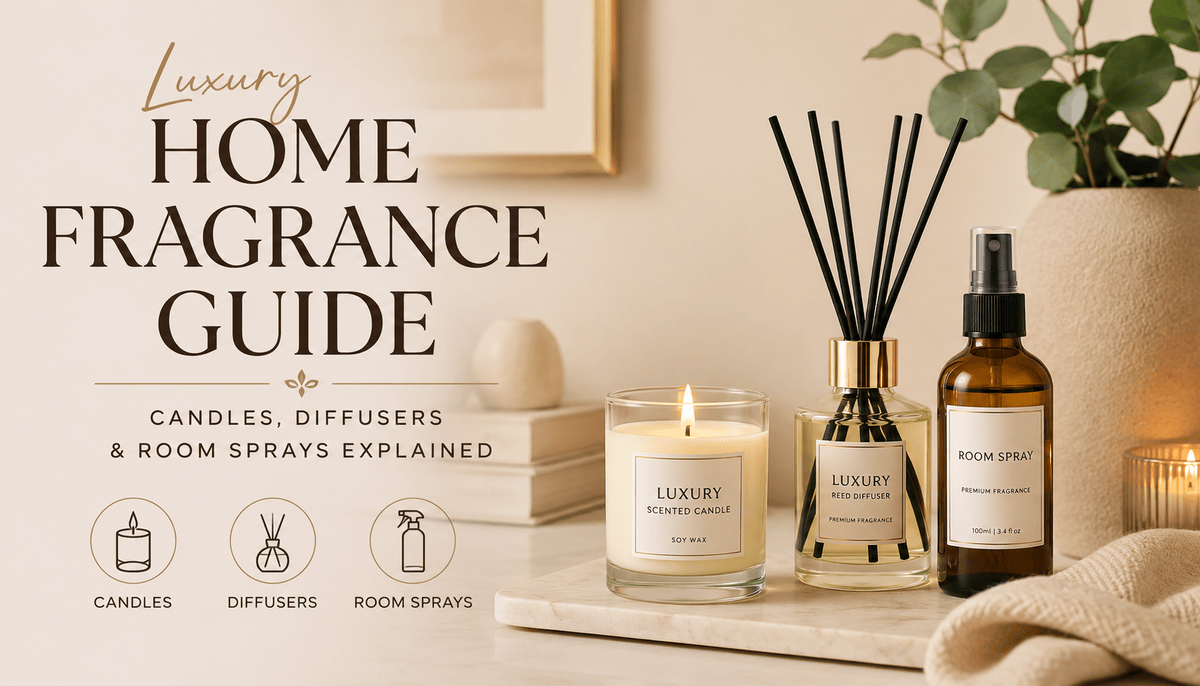 Luxury Home Fragrance Guide: Candles, Diffusers &amp; Room Sprays Explained