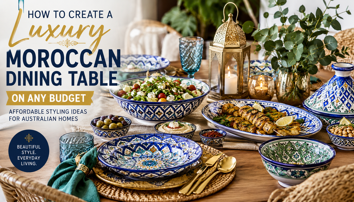 How to Create a Luxury Moroccan Dining Table on Any Budget