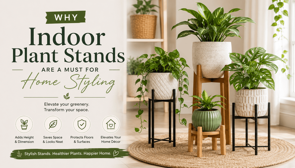 Why Indoor Plant Stands Are a Must for Home Styling