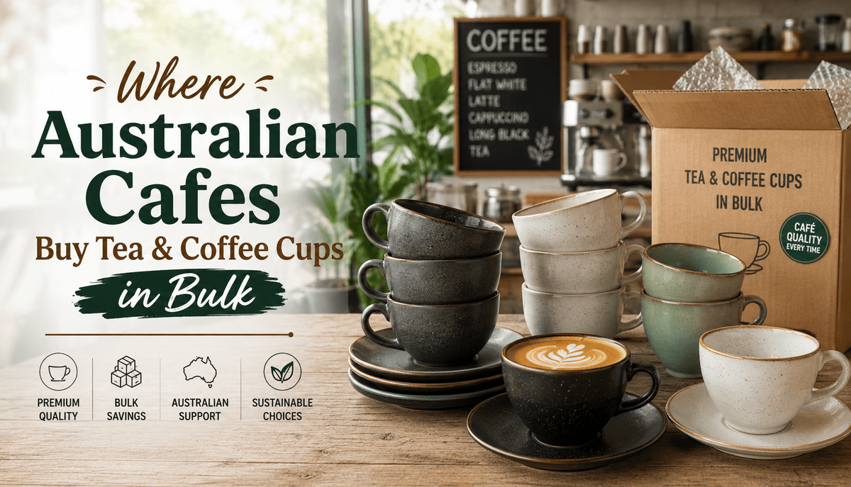 Where Australian Cafes Buy Tea & Coffee Cups in Bulk