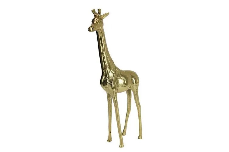 Gold Resin Giraffe Home Ornament Figurine Garden Statue Sculpture Décor