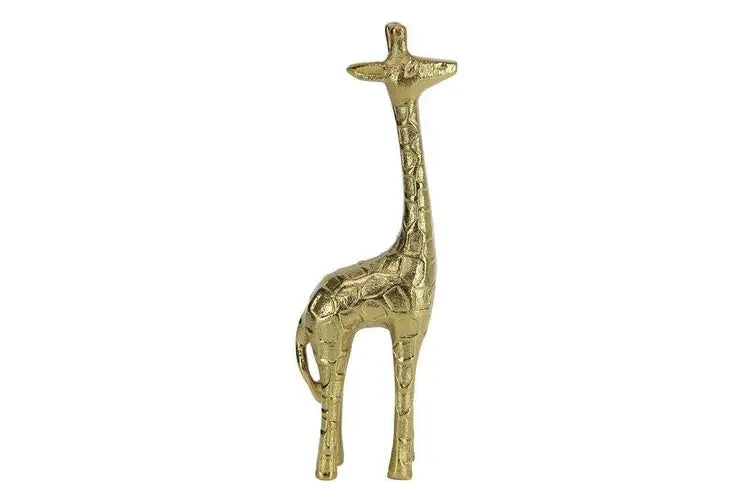 26cm Gold Resin Giraffe Home Ornament Figurine Garden Statue Sculpture Décor