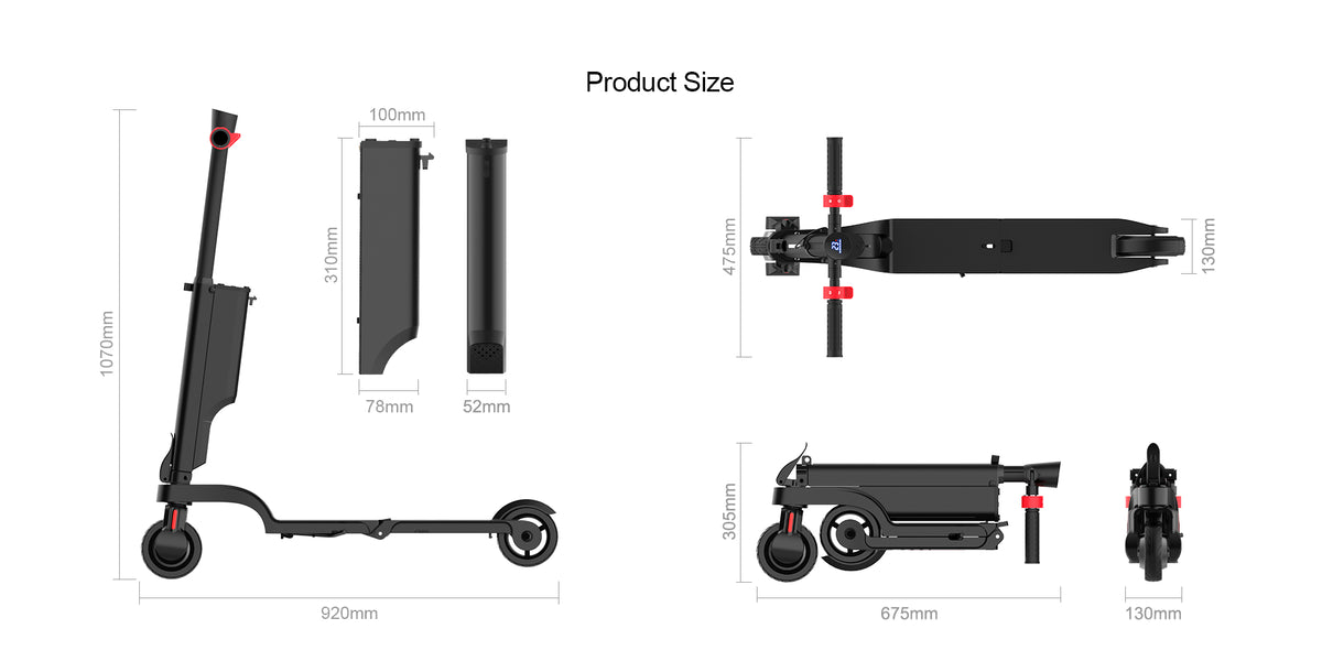 ESA Fold X6 Folding Electric Scooter 