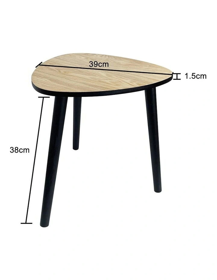 Decorative 3-legged side table contemporary home furnishing
