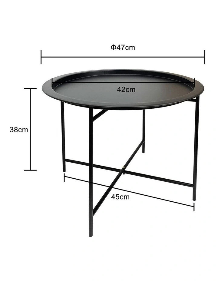 Decorative Cross Frame Side Table for Modern Interiors