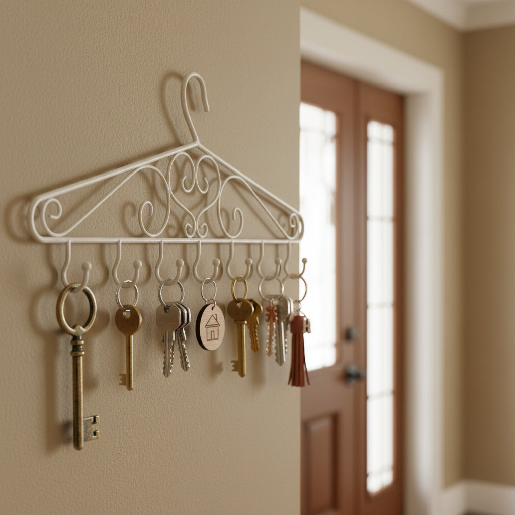 Elegant Swirl Coat Hook for Home Decor