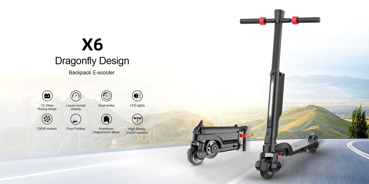 ESA Fold X6 Folding Electric Scooter Design