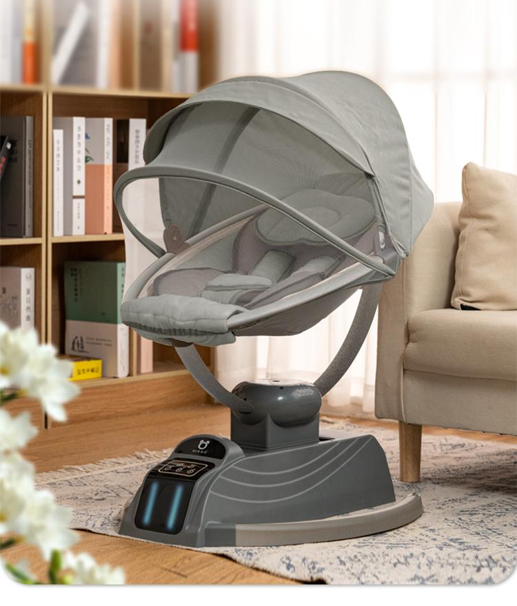 Electric Baby Swing Bouncer Rocker – Premium Comfort &amp; Safety for Your Baby | Modern Oval Machine Washable |