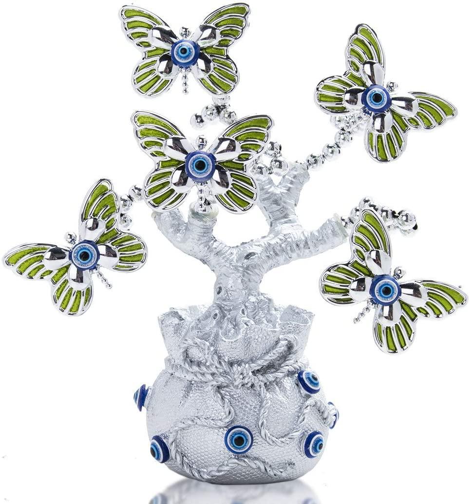 Evil Eye Butterfly Pot Home Decor 