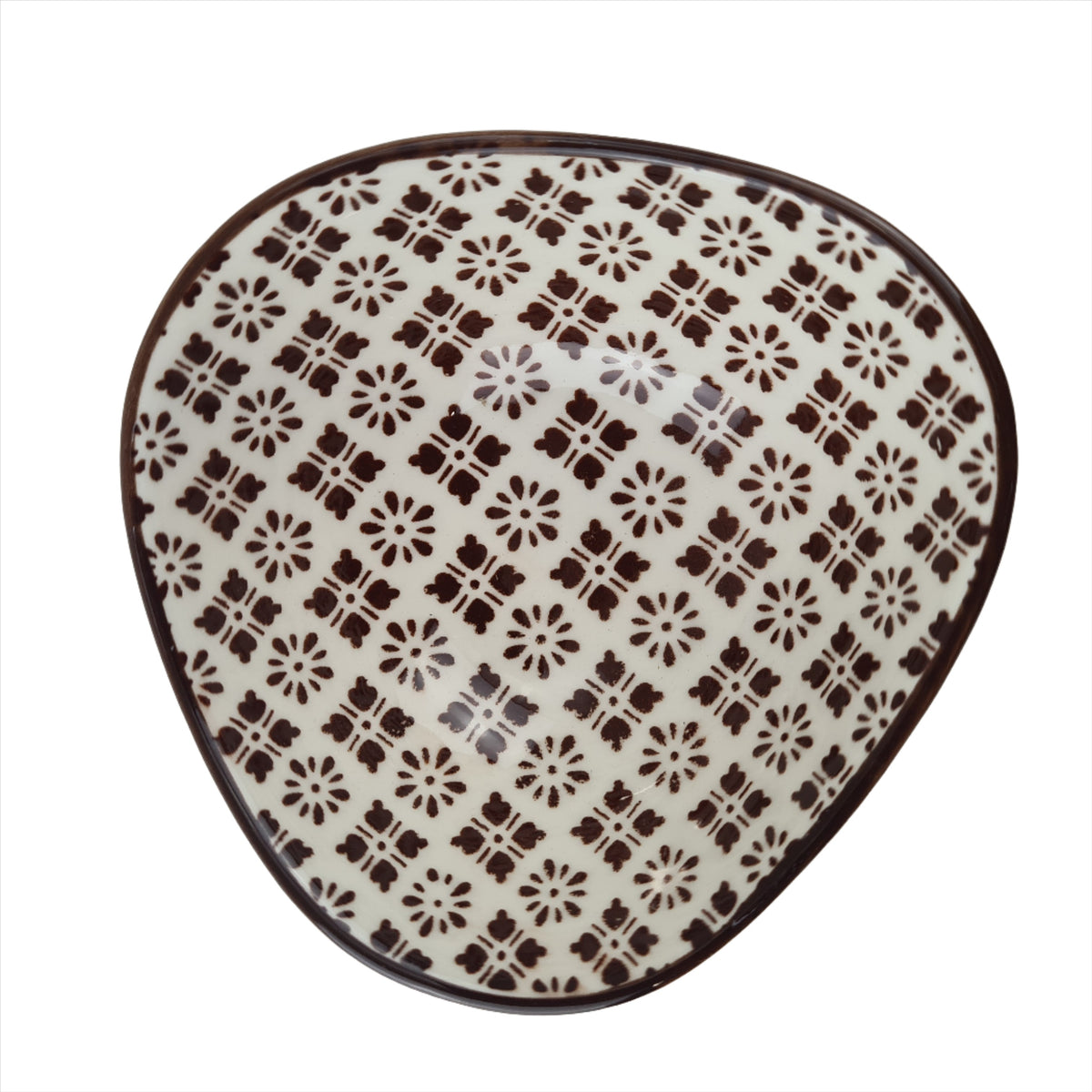 Moroccan style bowl - Triangle shaped mini bowl for sauces, nuts, snacks.