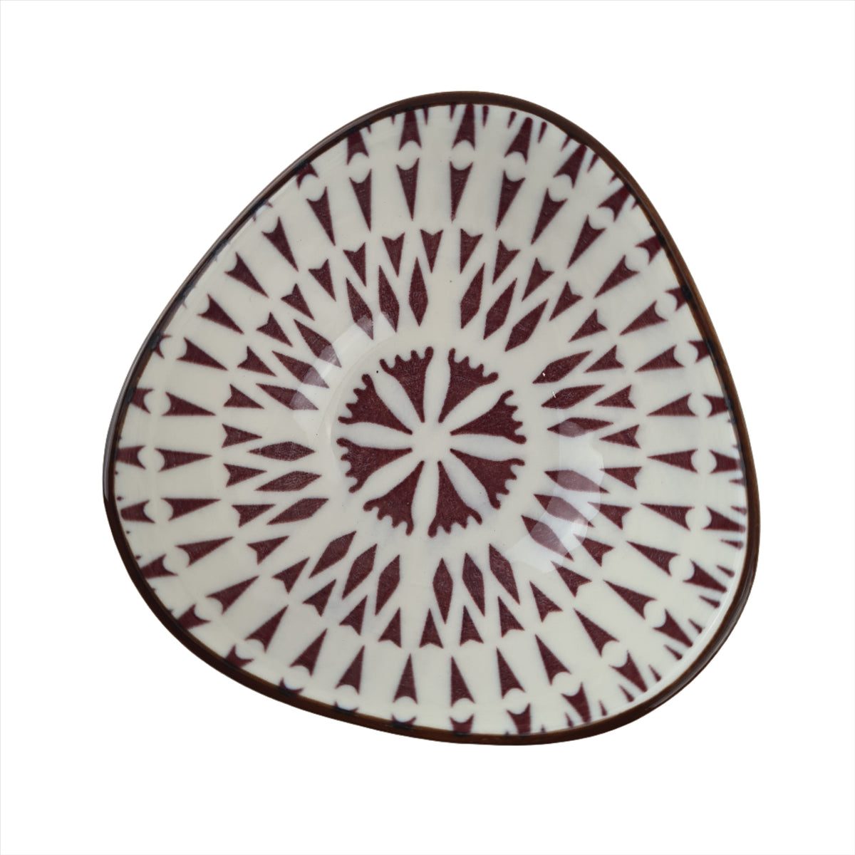 Moroccan style bowl - Triangle shaped mini bowl for sauces, nuts, snacks.