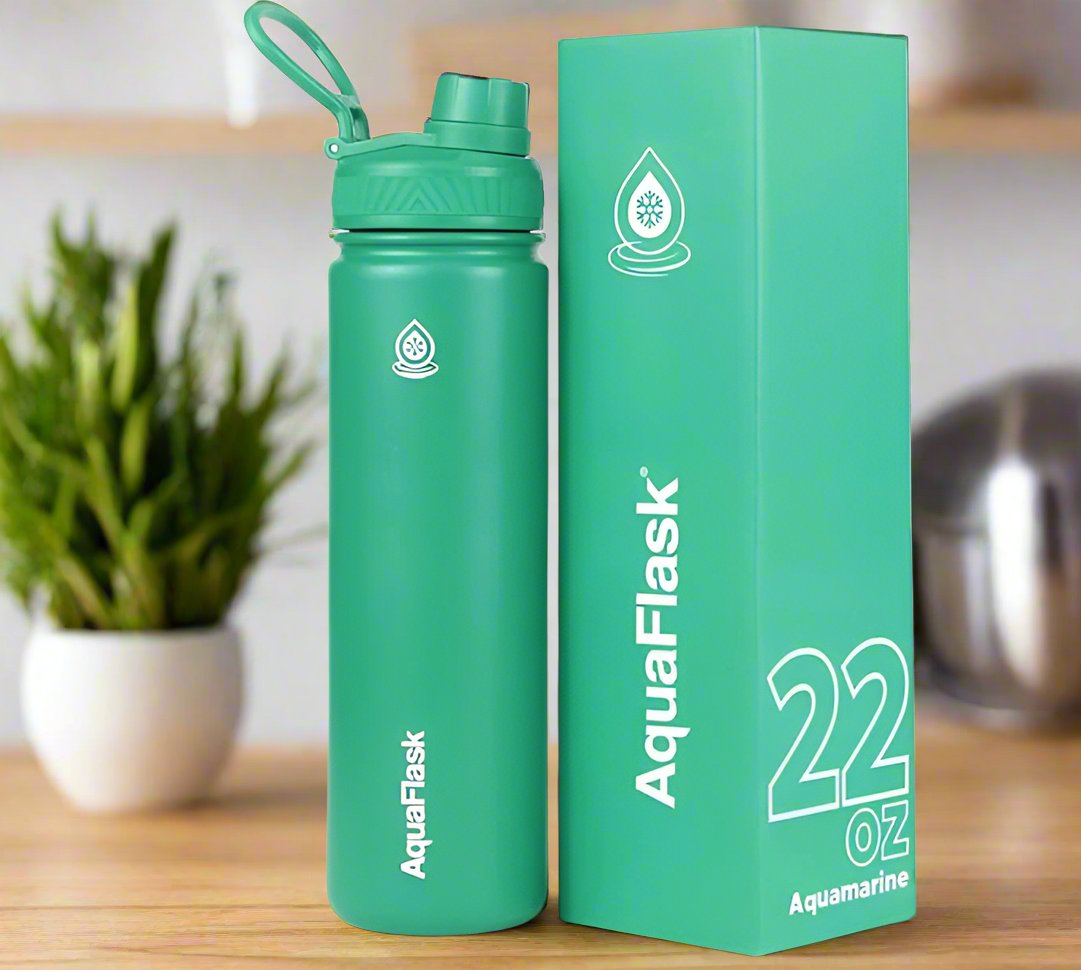 AquaFlask 650ml insulated water bottle, original vacuum design, buy online.