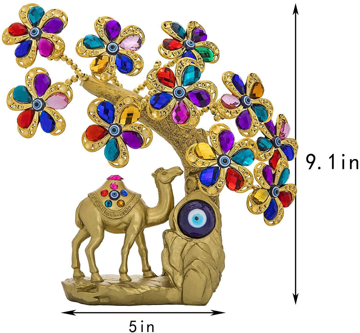 Camel Evil Eye Money Tree