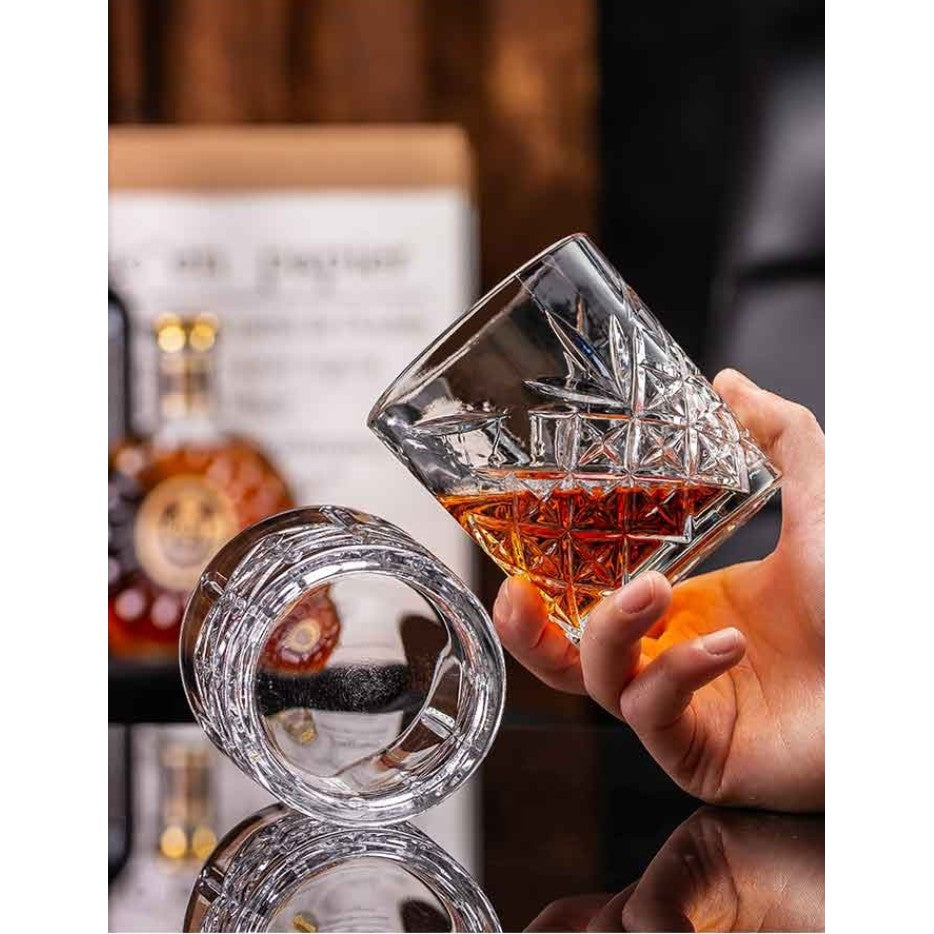 DELISOGA❤️ 340ML glass lead-free glass beverage glass whiskey beer glass DSKB028-2