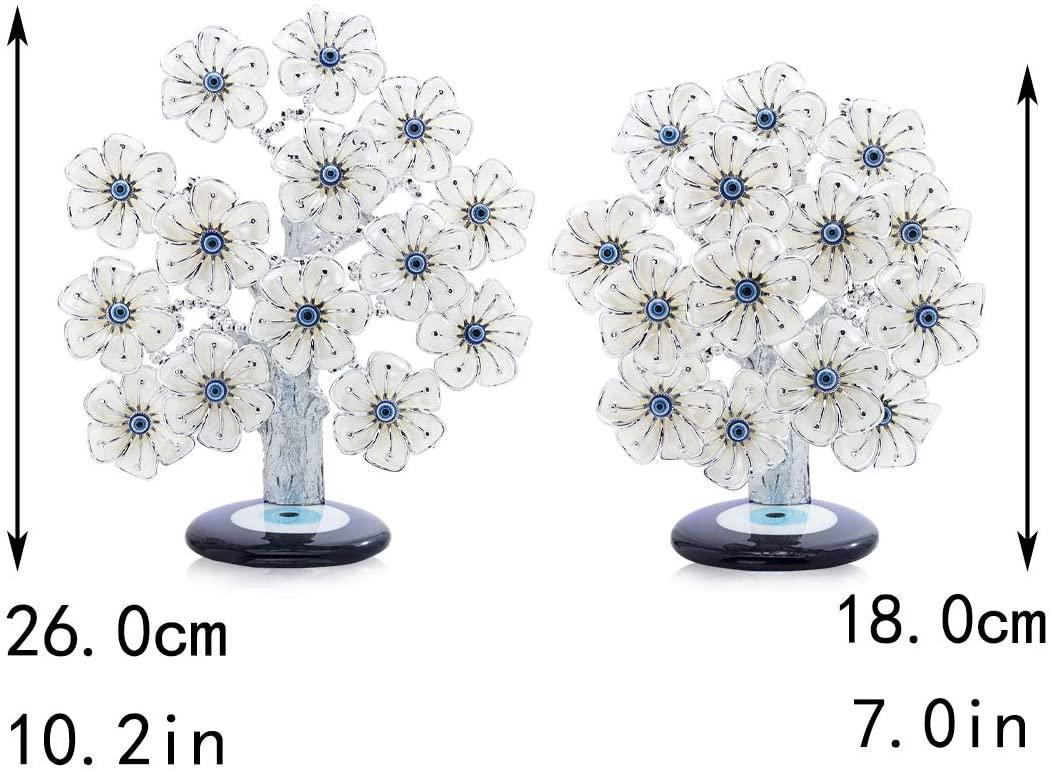 Crystal Evil Eye Feng Shui Tree Flower Home Decor