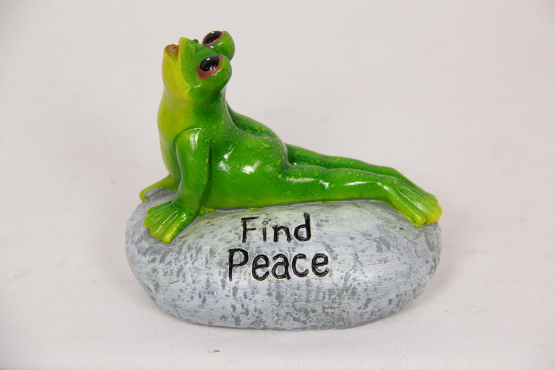 Yoga Frog Statue
