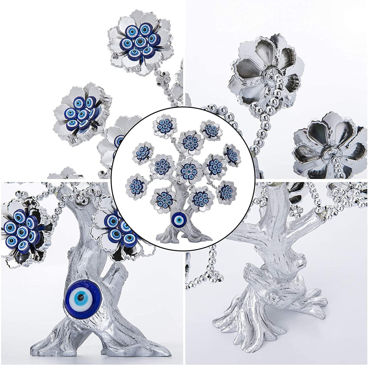 Crystal Evil Eye Feng Shui Tree
