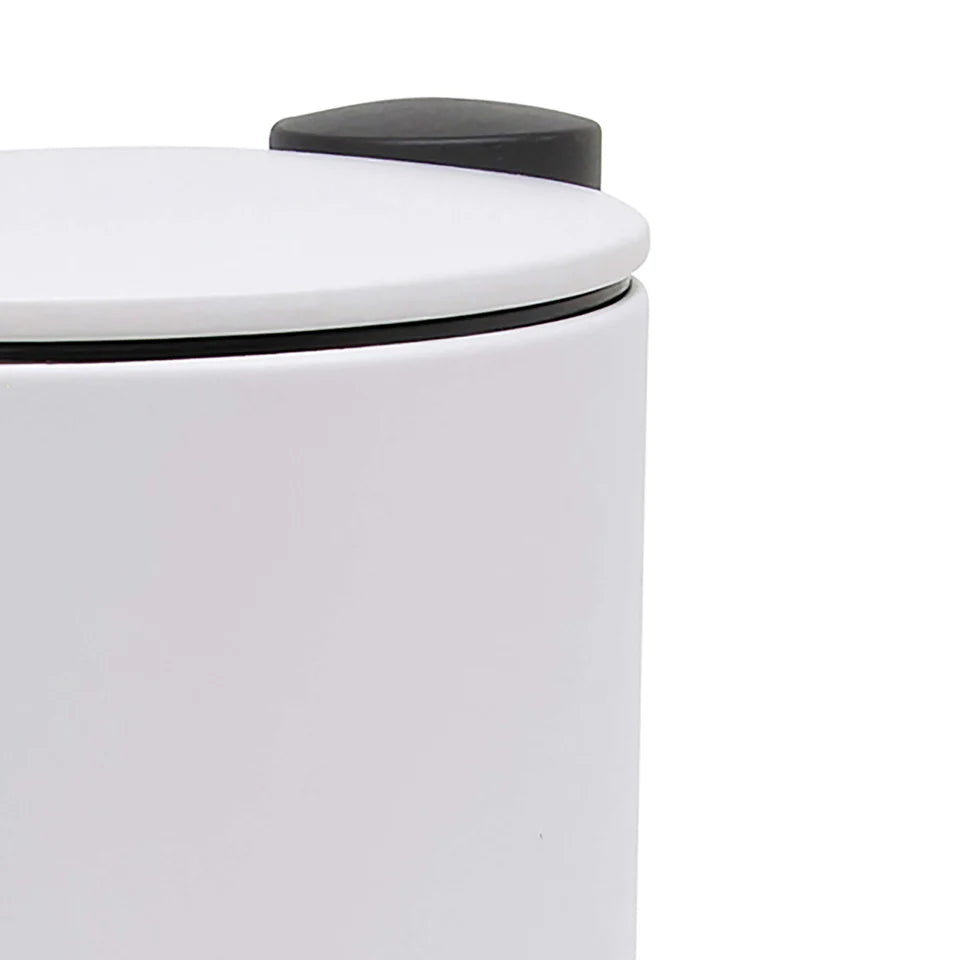 White Bathroom Bins