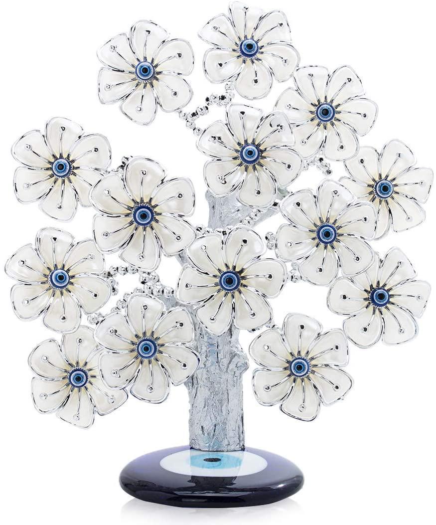 Crystal Evil Eye Feng Shui FlowerTree