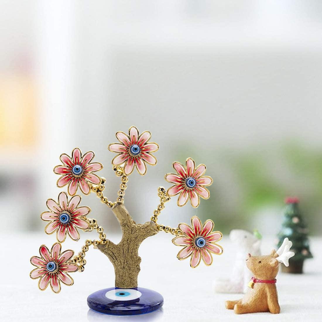 Blue Evil Eye Flower Tree For Home Decor