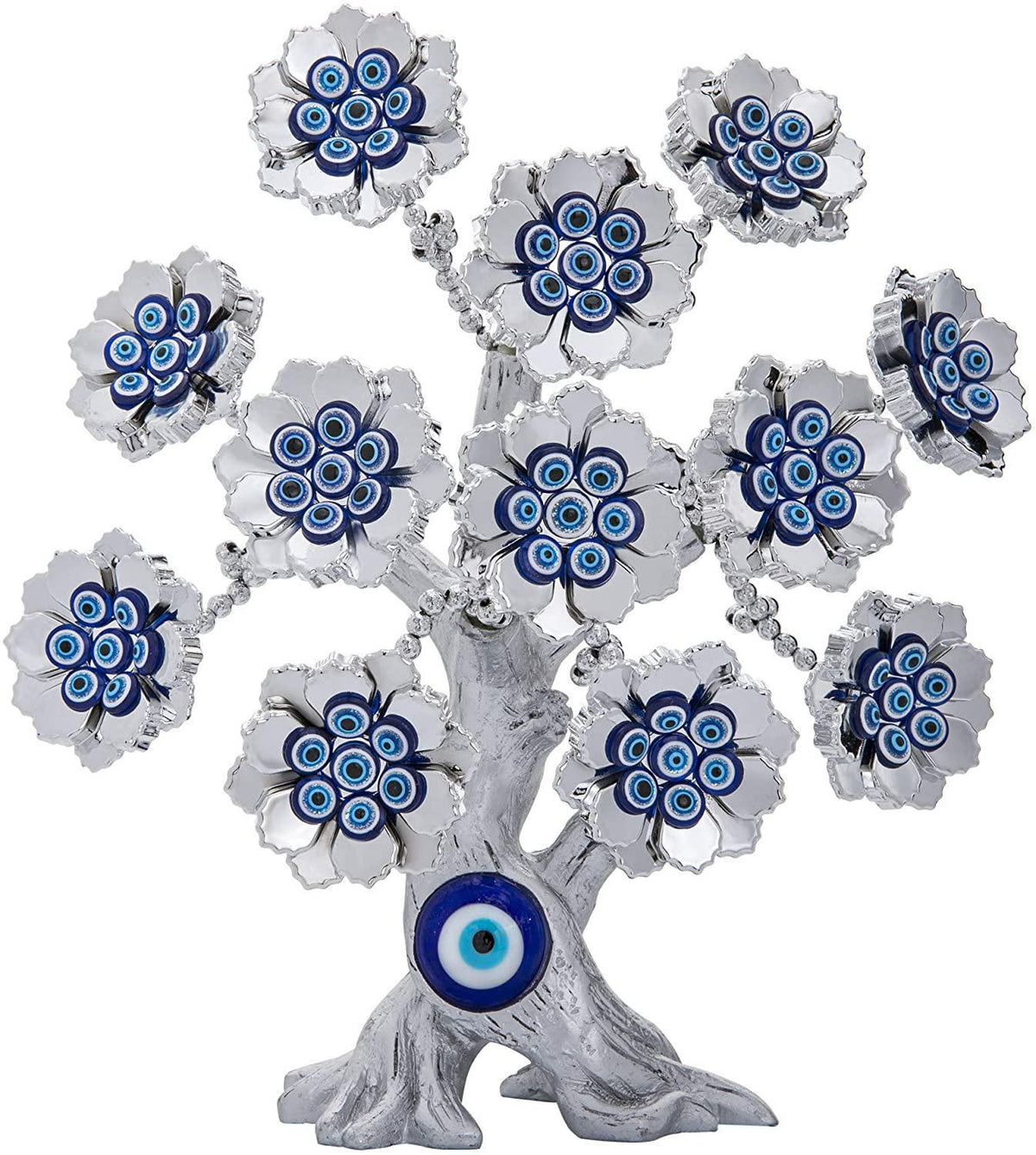 Evil Eye Silver Harmony Protection Tree