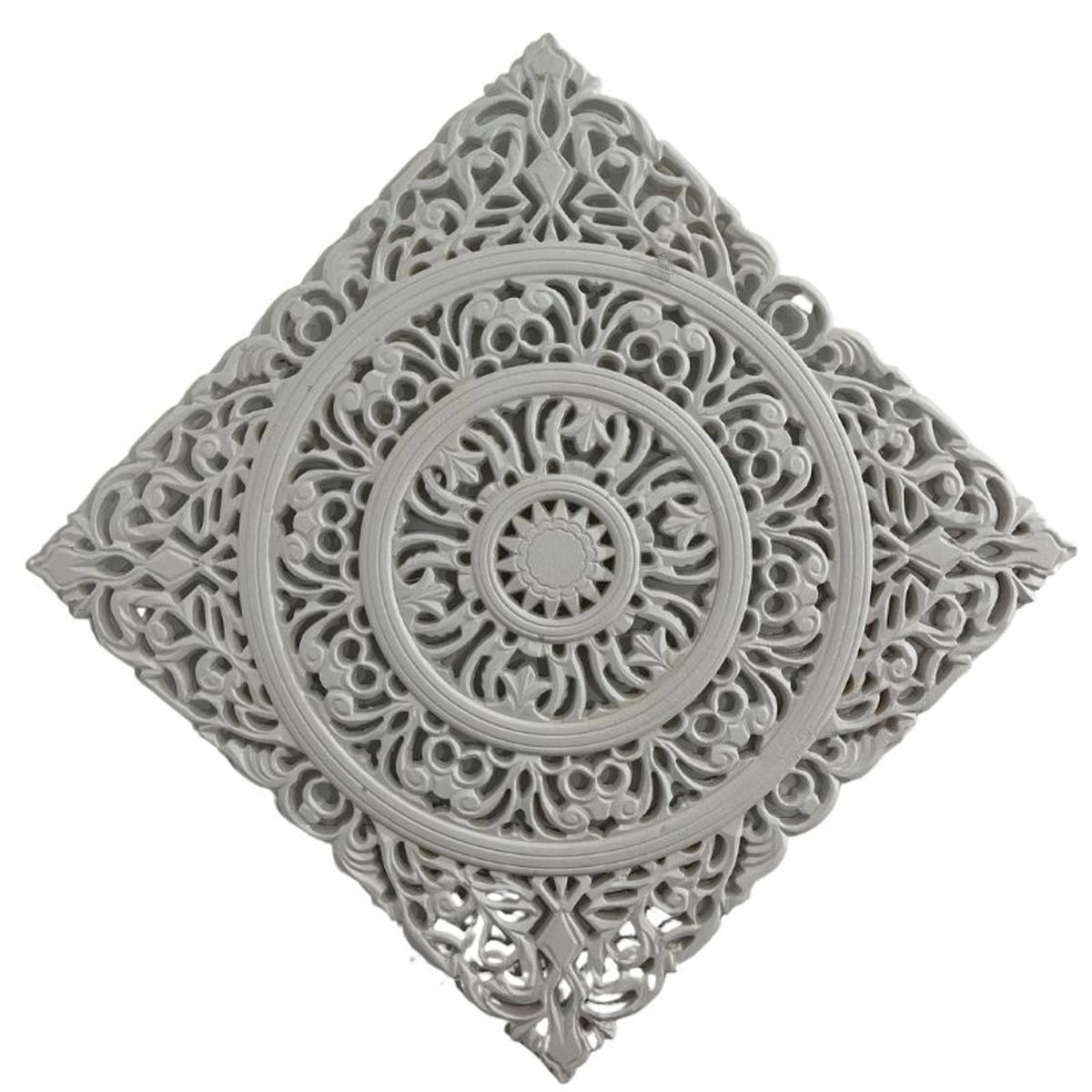 Large mandala wooden wall art