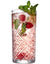 Crystal glass with geometric cut patterns 
