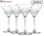 Set of 4 Pasabahce 230mL Timeless Martini Glasses