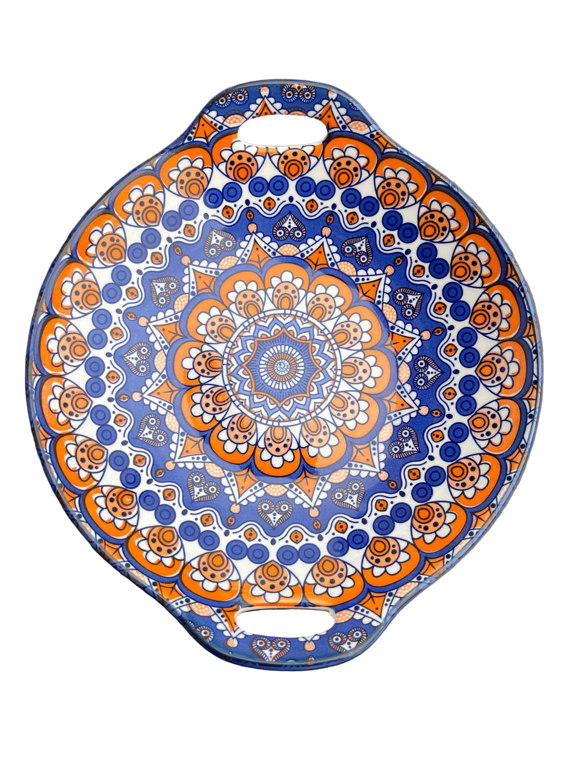 Ceramic Moroccan Handled Bowl