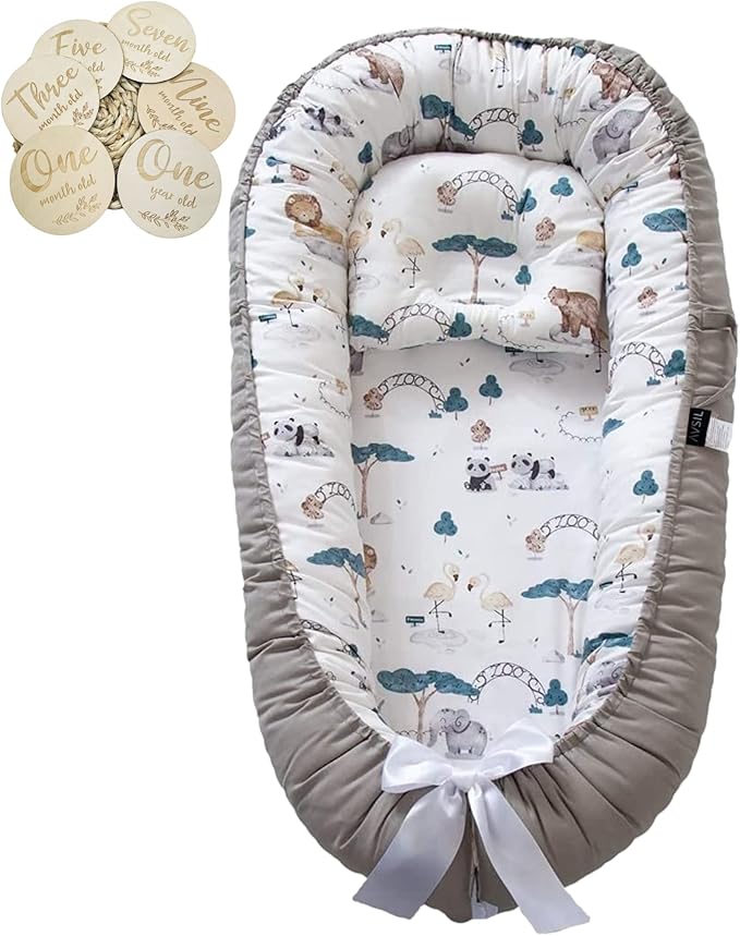 100% Cotton Baby Nest | Infant Lounger
