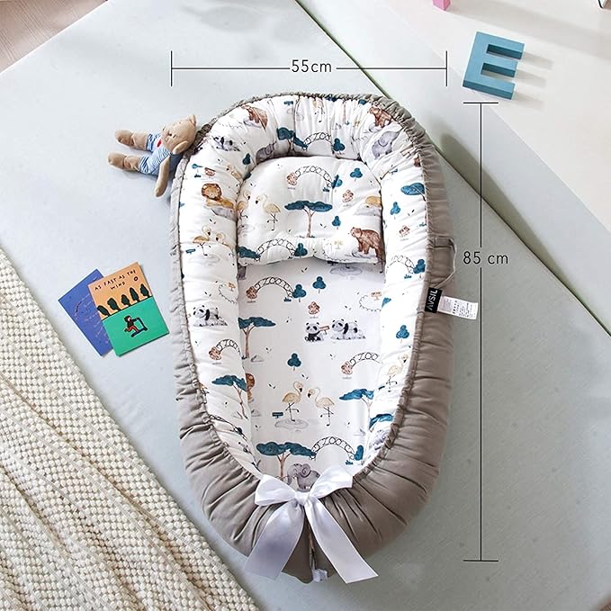 100% Cotton Baby Nest | Infant Lounger