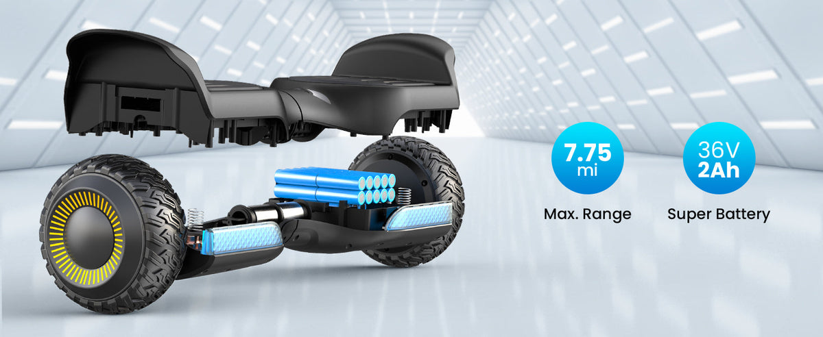 GYROOR G13 Off Road Hoverboard | All-Terrain | Black