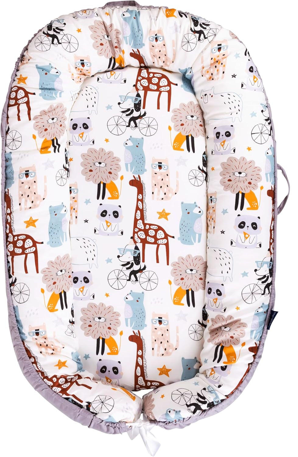 Baby Nest, Baby Lounger, Baby bed for Infant & Newborn Babies, 100% cotton - Cuteably