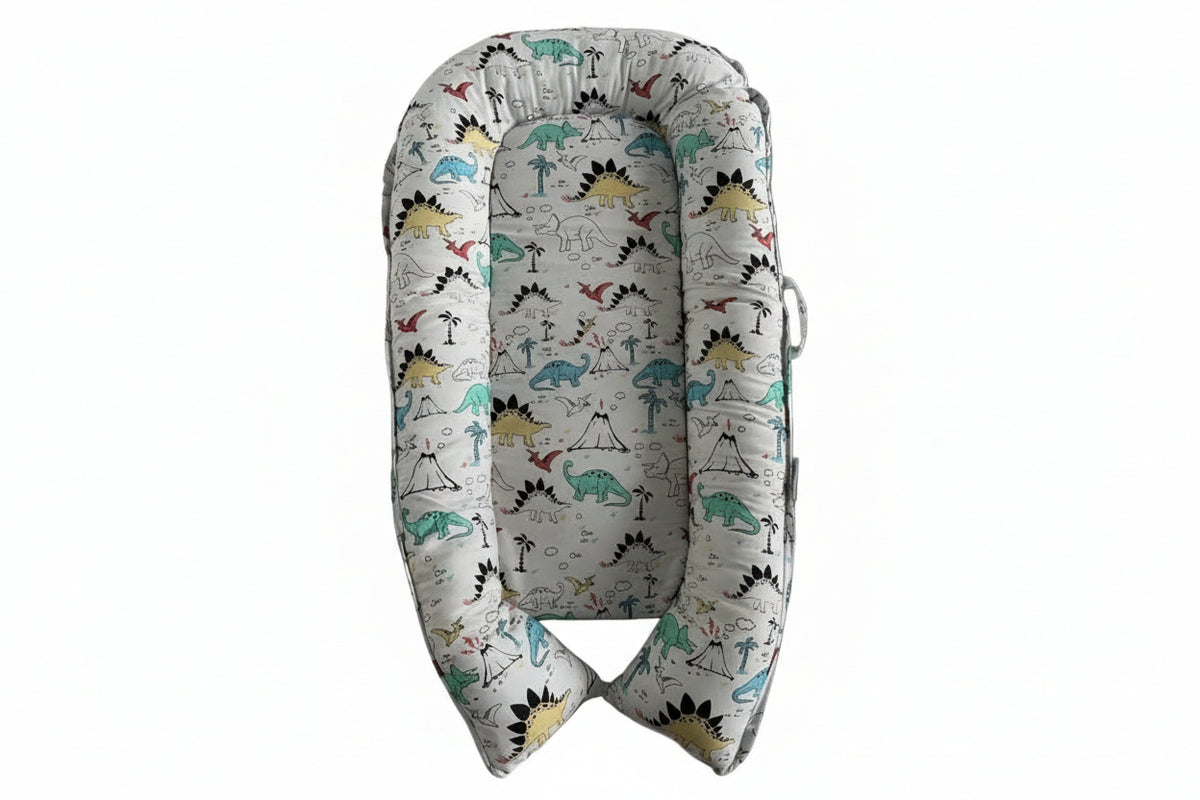 Baby Nest, Baby Lounger, Baby bed for Infant & Newborn Babies, 100% cotton - Cuteably