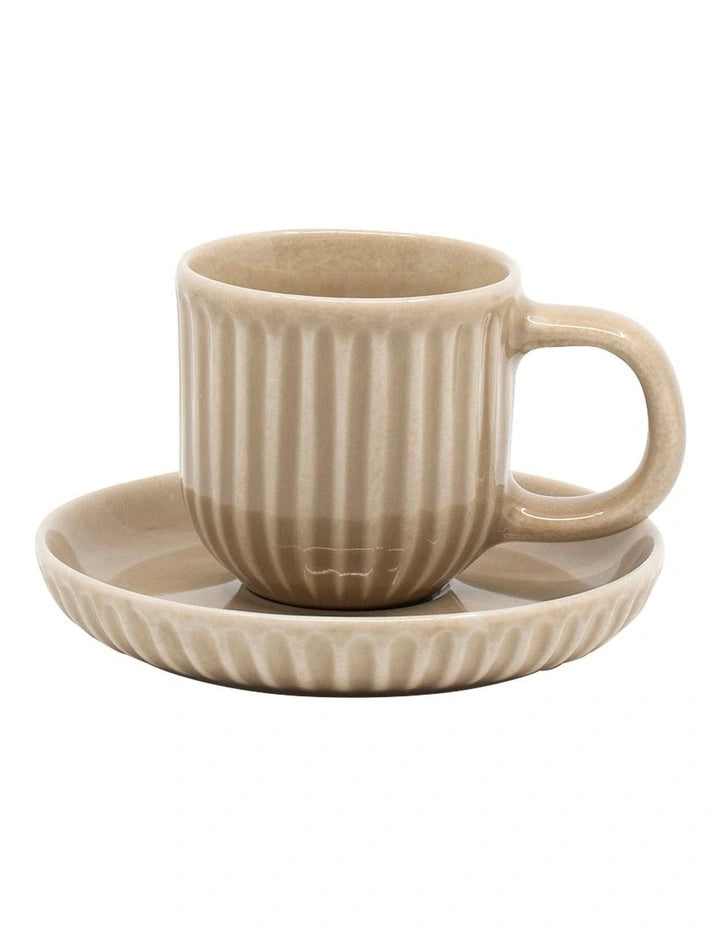 Amana Espresso Cup &amp; Saucer 95ml/11cm in Dusty Rose