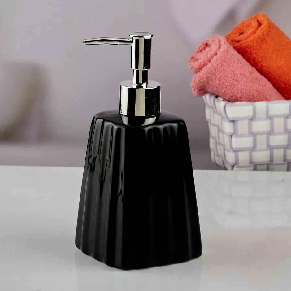 Black Stylist Ceramic Soap Dispenser