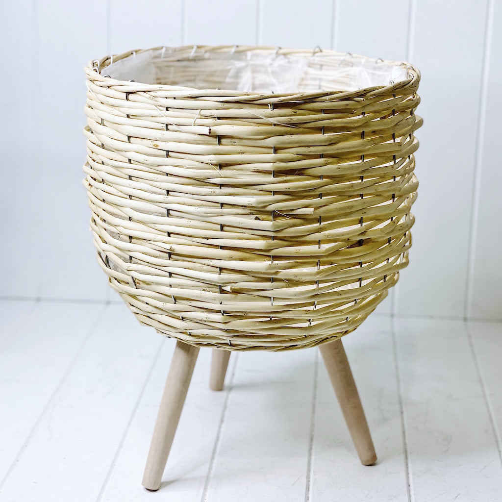NATURAL Wicker Pot Holder - Small