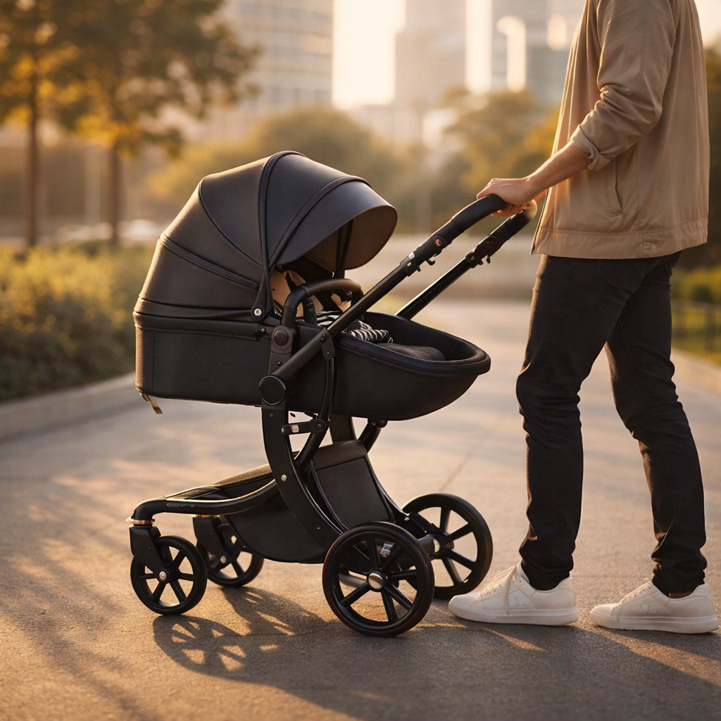 Hot Mom Australia 3-in-1 Luxury Egg Stroller Pram & Bassinet – Premium Edition