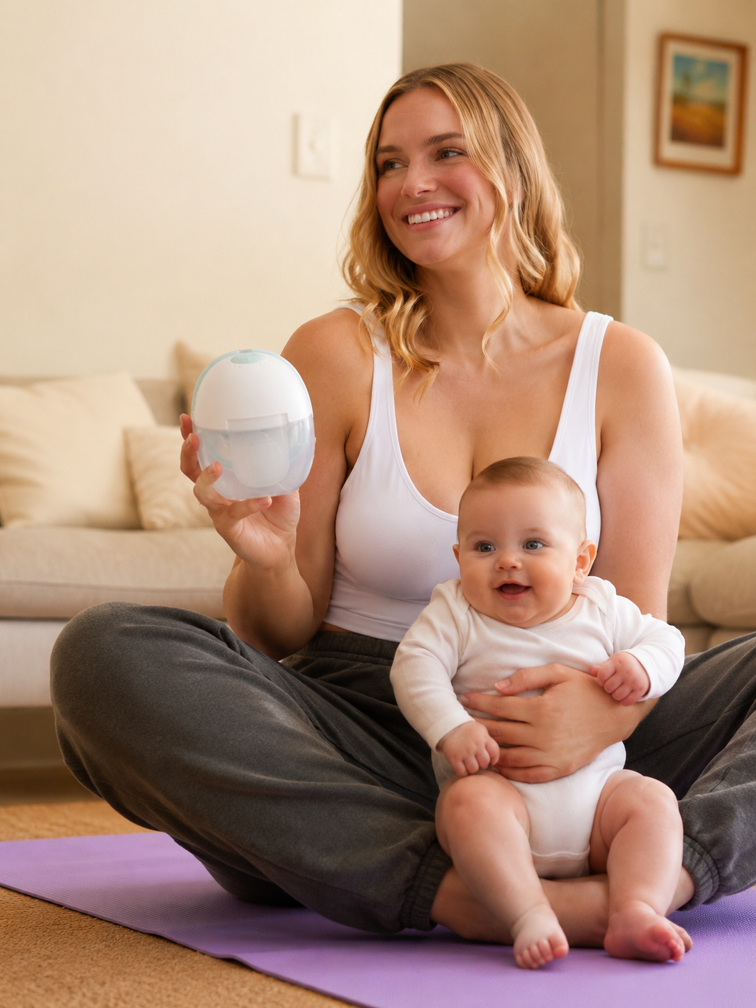 W2 heated wearable breast pump