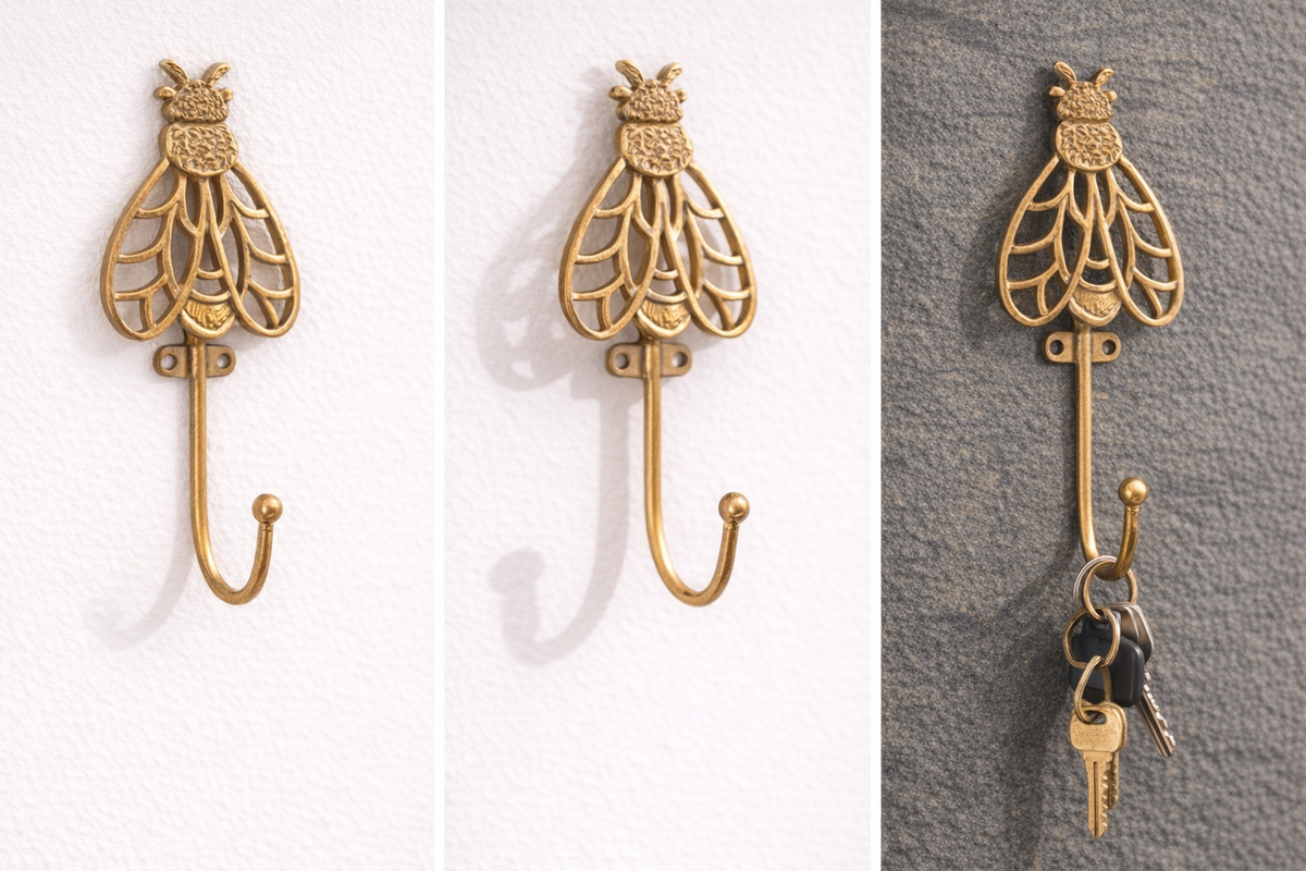 Bee Brass Wall Hook