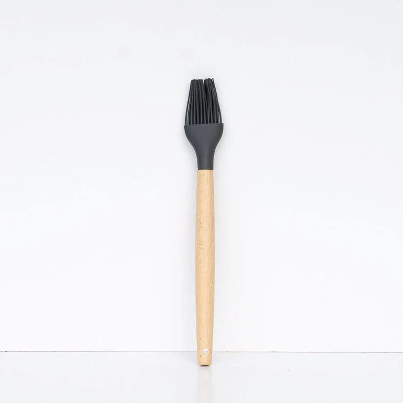Accent Acacia Handle Silicone Brush