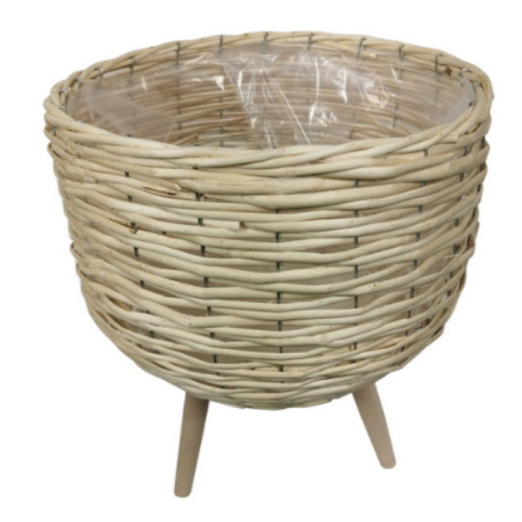 NATURAL Wicker Pot Holder - Small