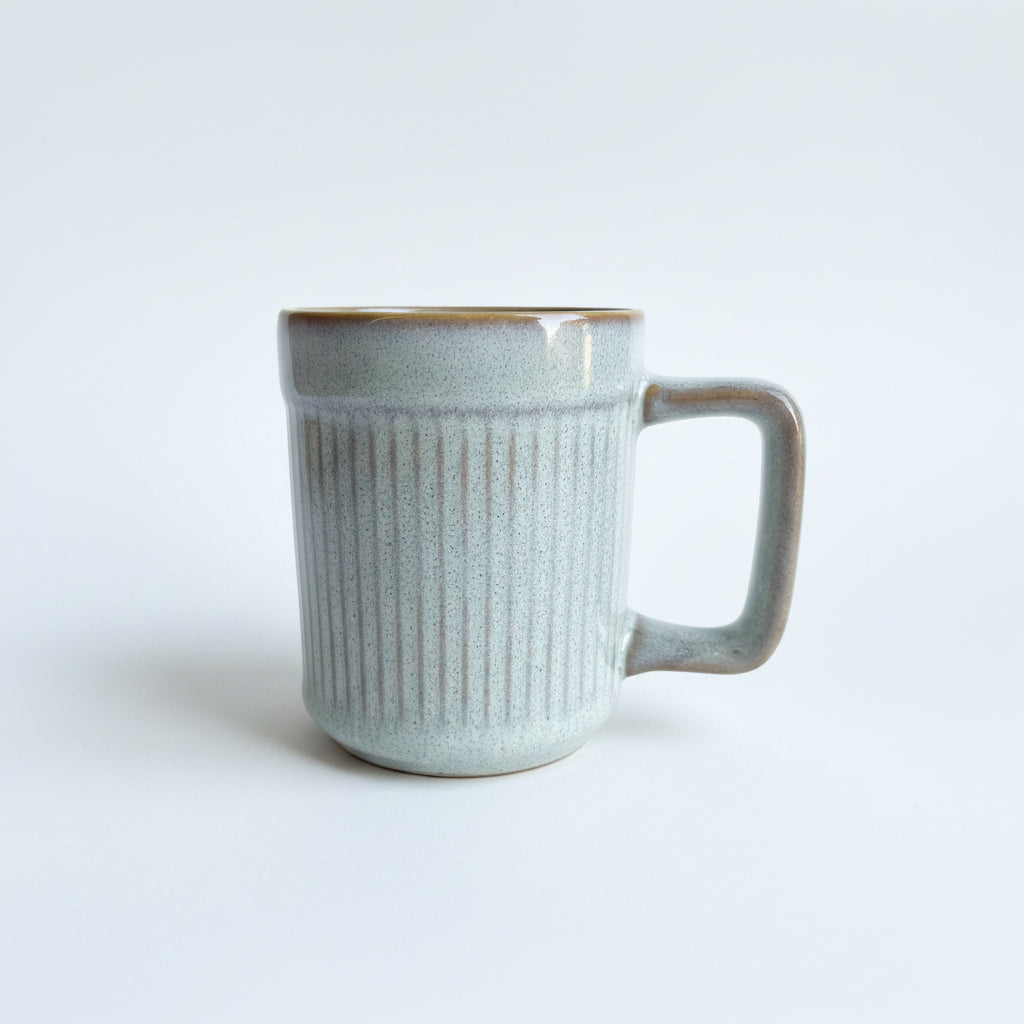 vintage farmhouse ceramic coffee cup